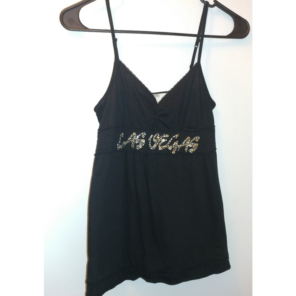 ❤NWOT - Black Tank Top with Jeweled Design!
